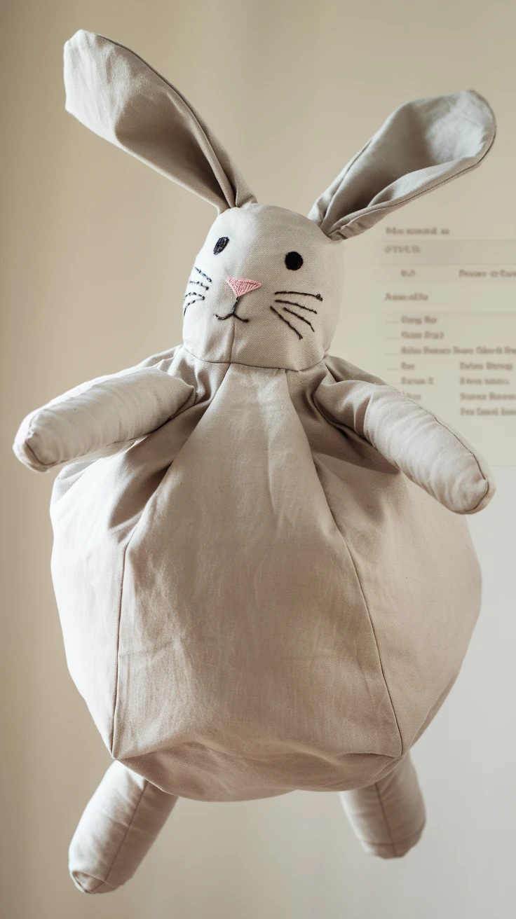 10. Bunny Bean Bag Toy