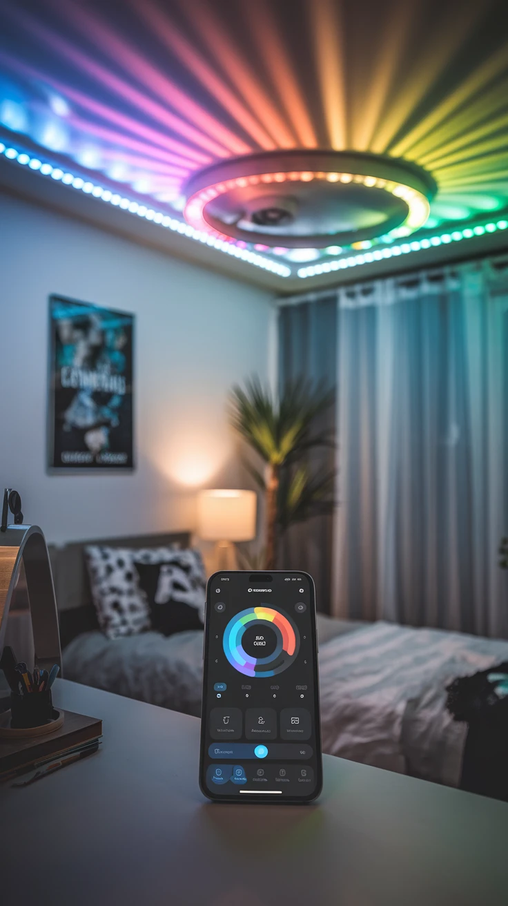 10. Smart LED Light Strip Kit: Room Customization