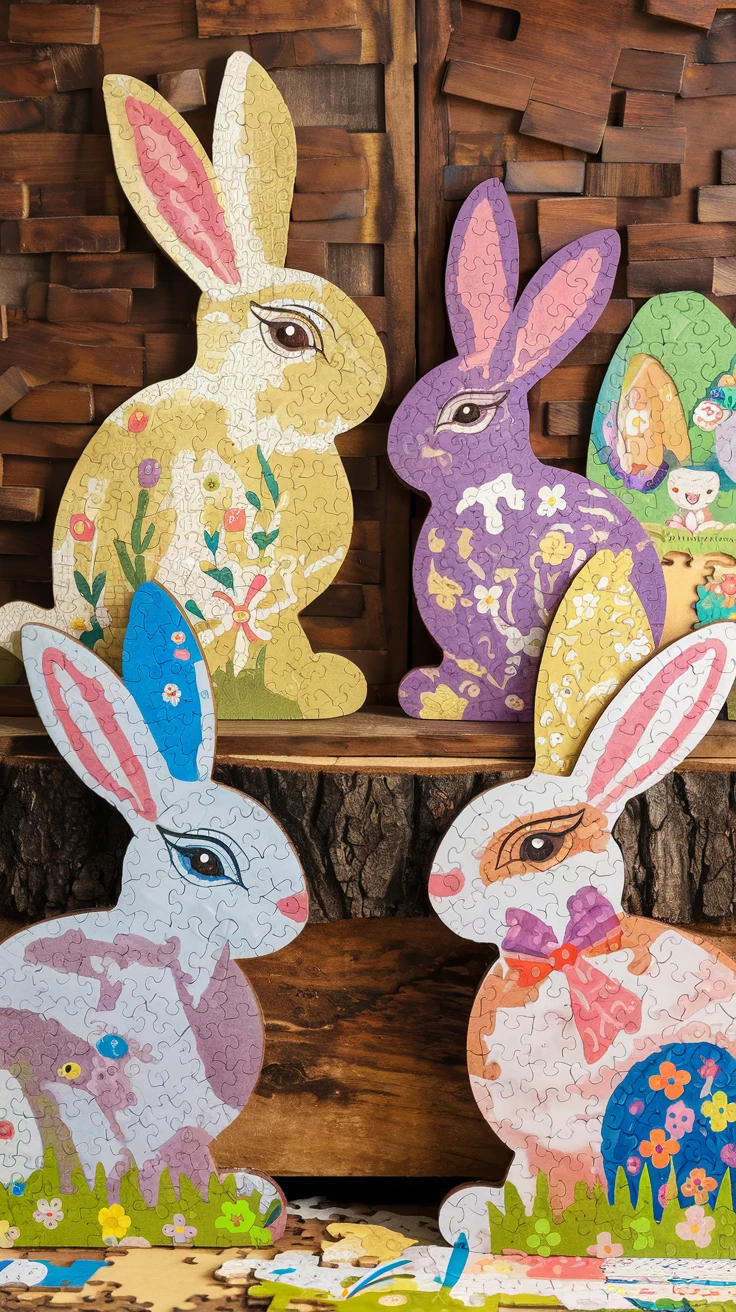 2. Easter Bunny Jigsaw Puzzles