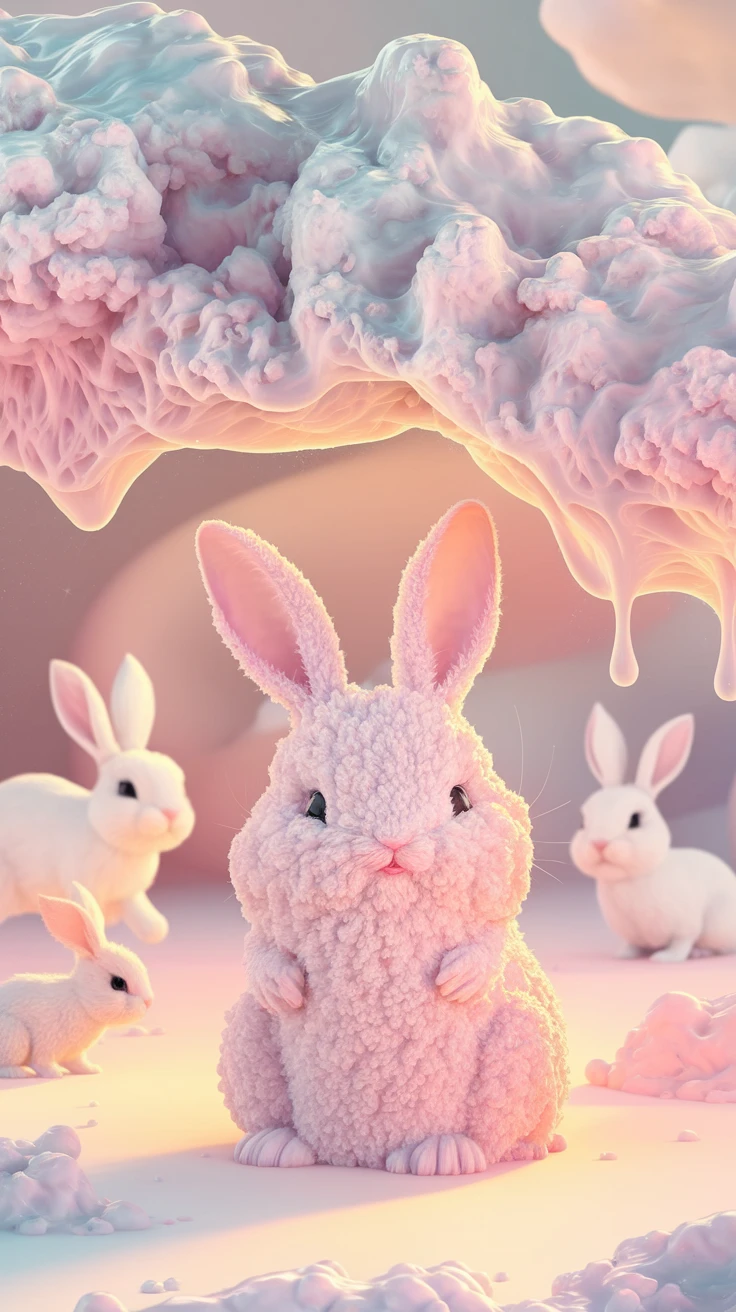 2. Fluffy Bunny Slime