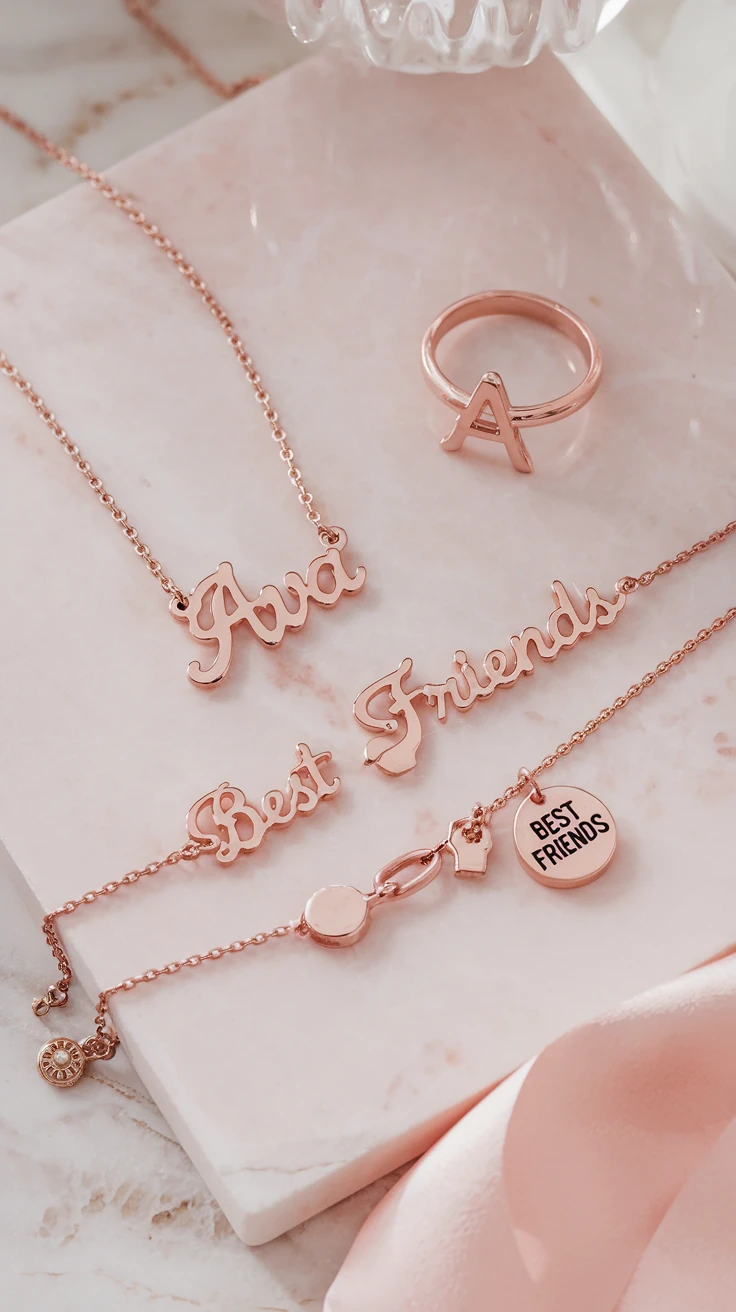 2. Personalized Jewelry and Accessories