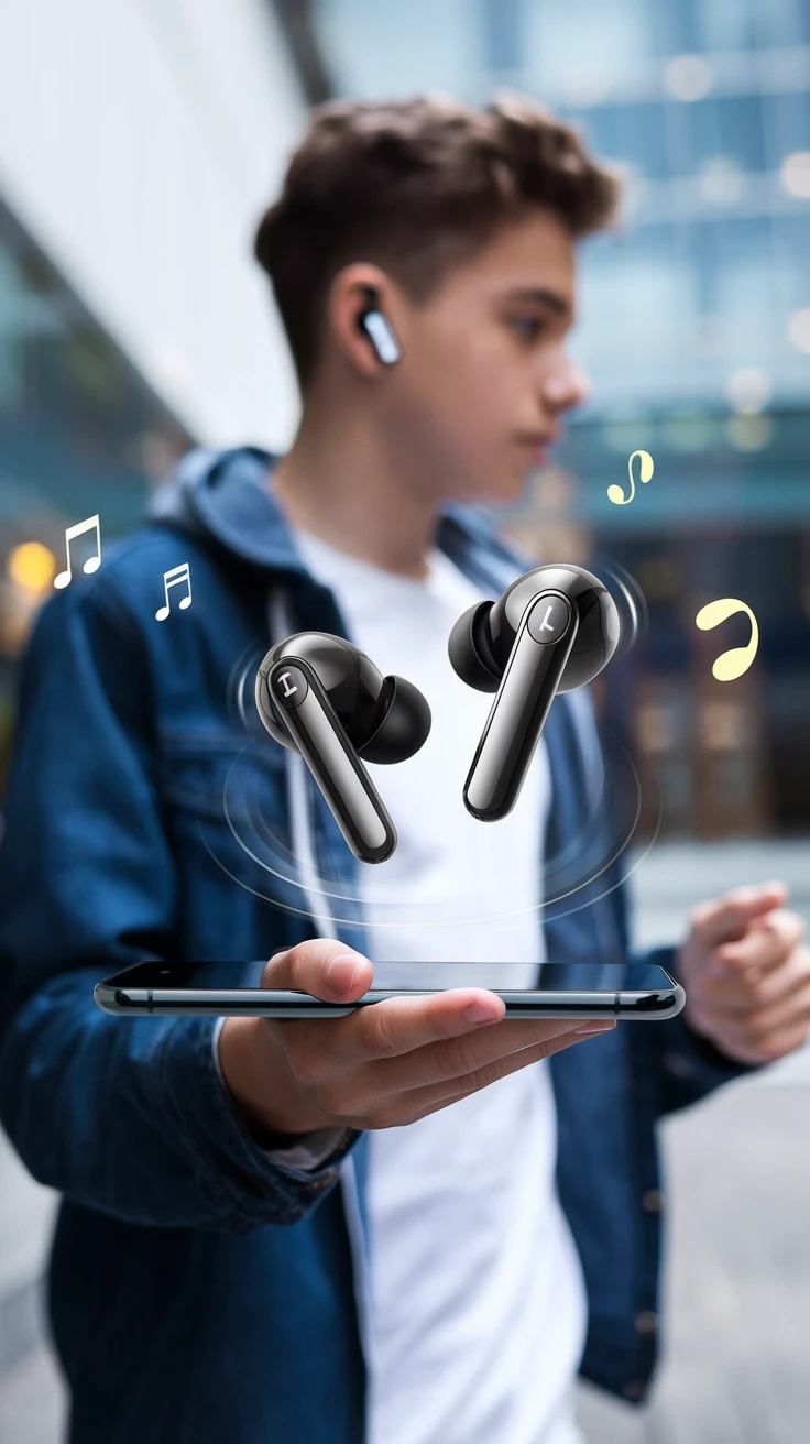 2. Wireless Earbuds: Perfect for Music and Mobile Entertainment