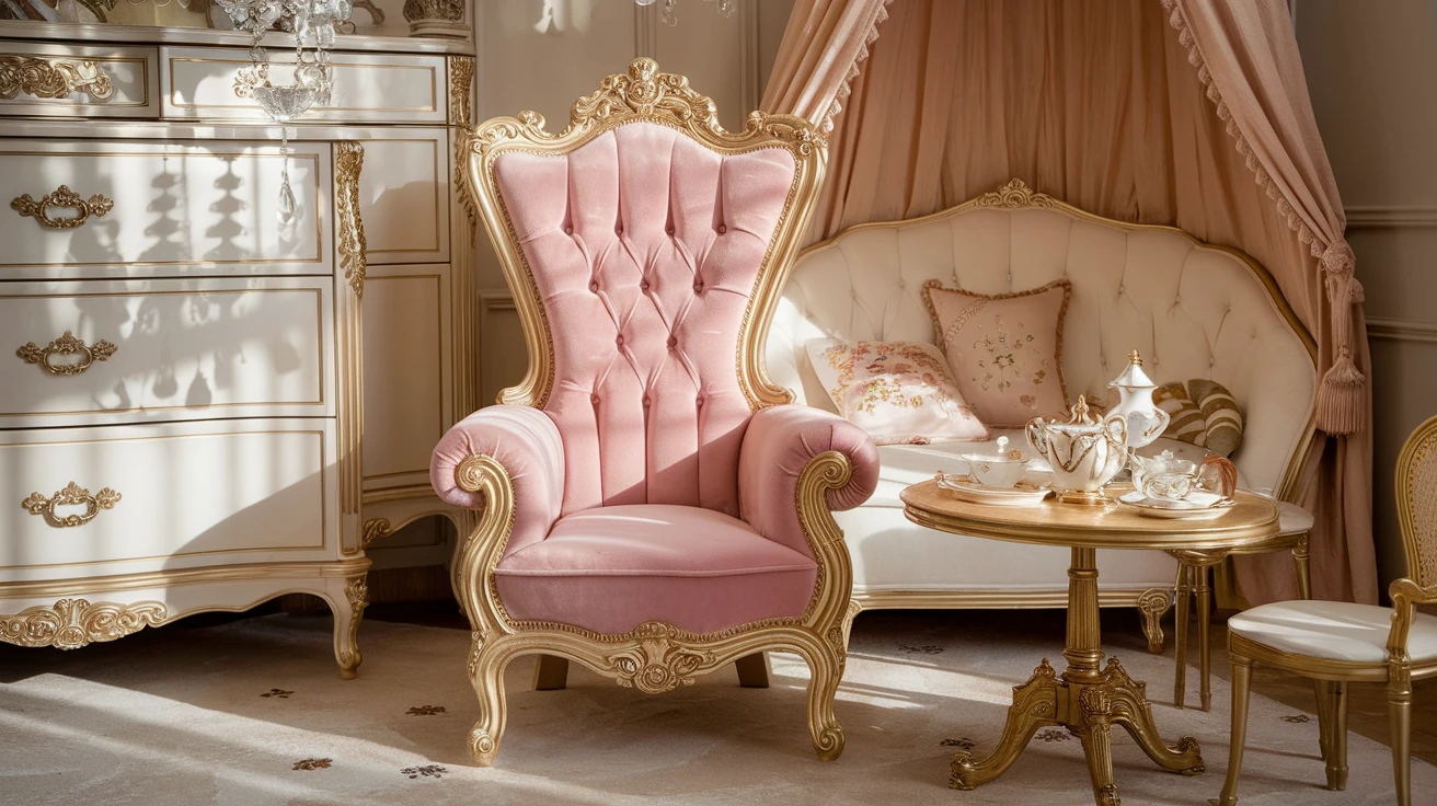 3. Furniture with a Regal Touch