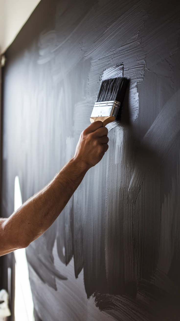 4. Applying Chalkboard Paint: The Main Event