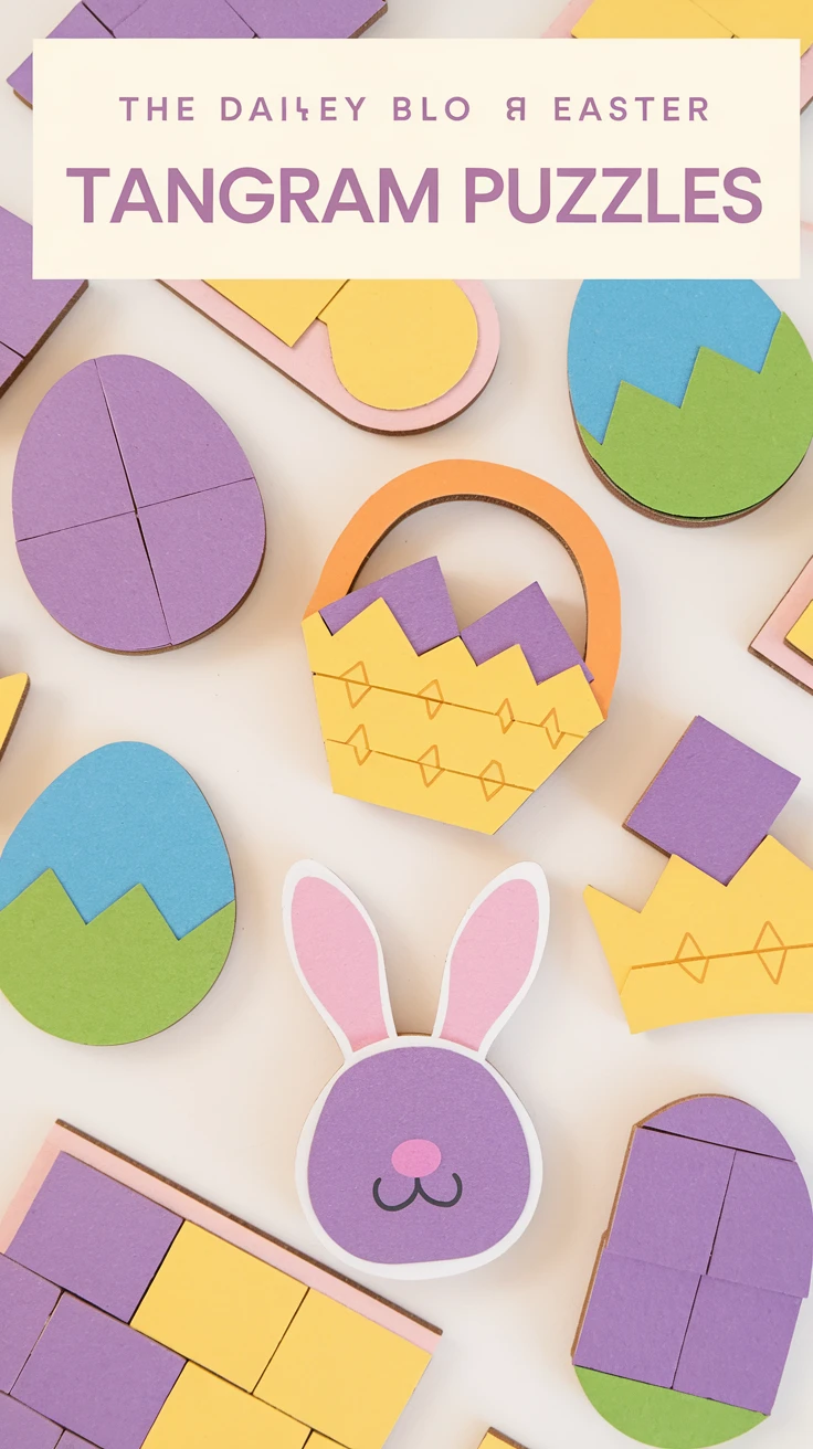 4. Easter-themed Tangrams