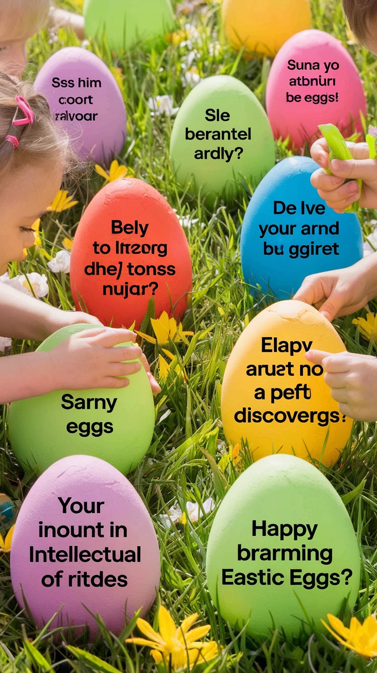 6. Easter Riddle Eggs