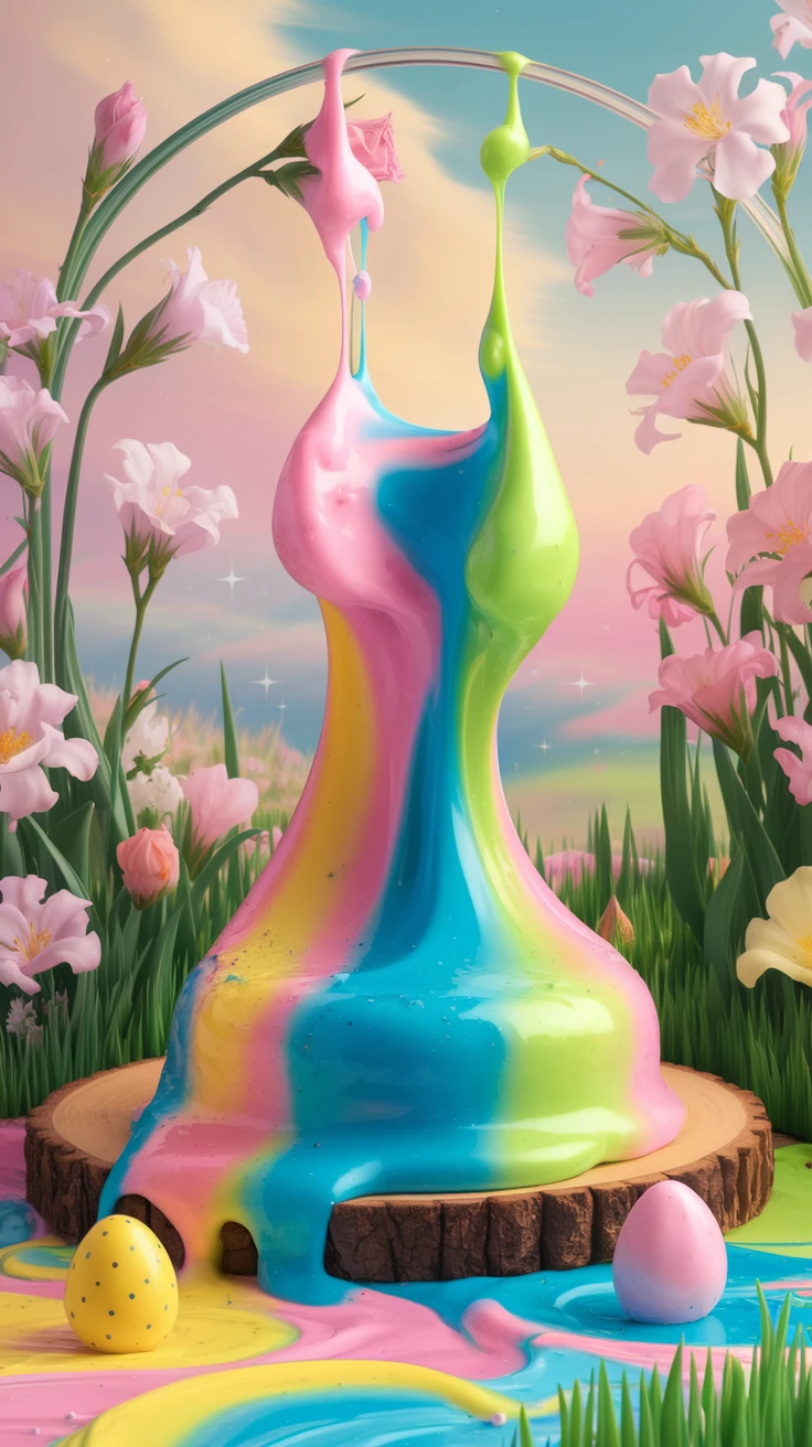 7. Color-Changing Easter Slime