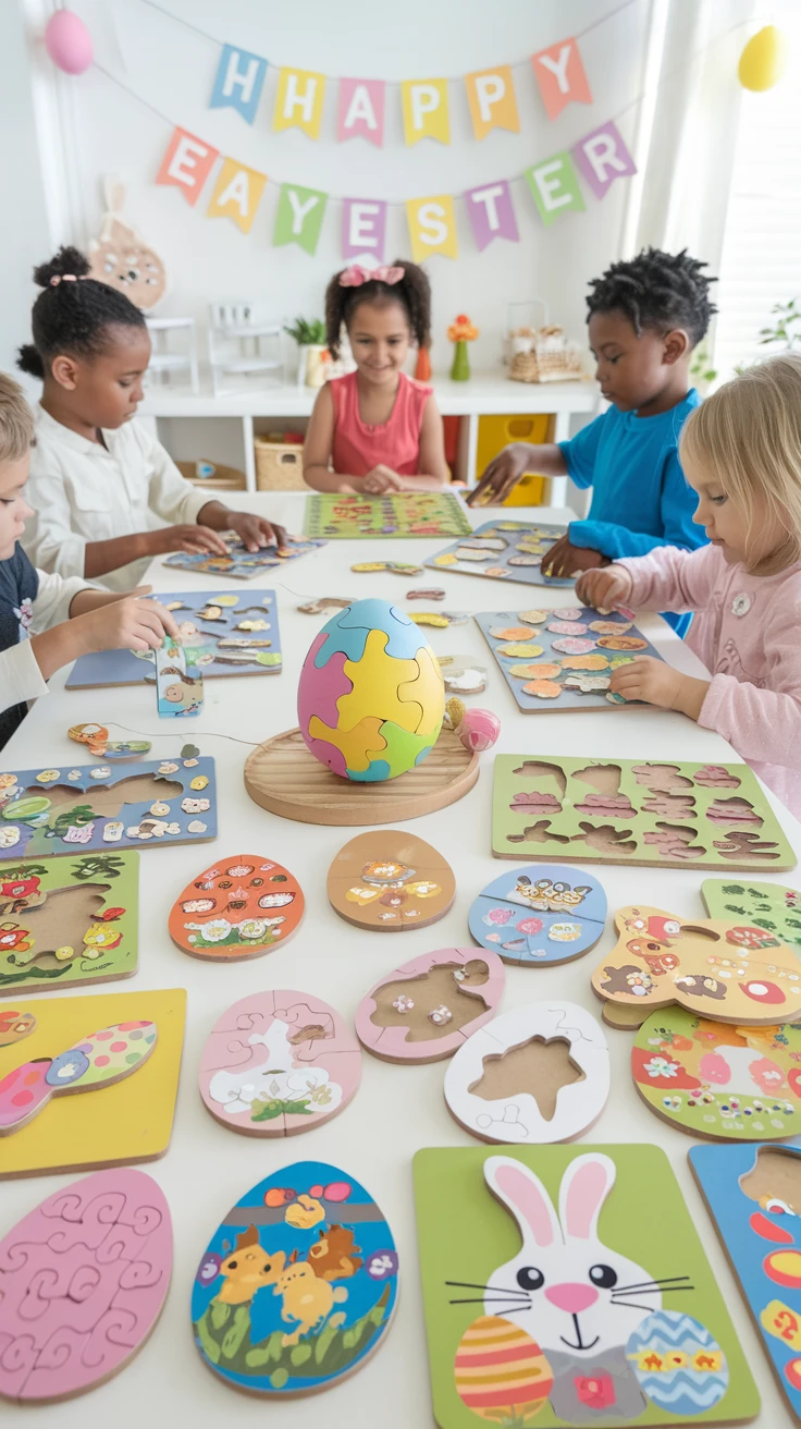 9. DIY Easter Puzzle Toys for Different Age Groups