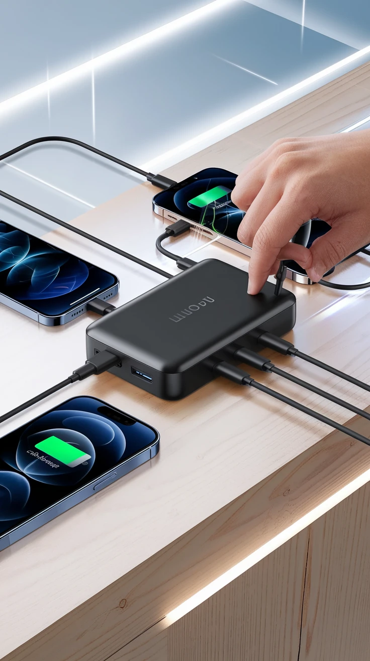 9. Portable Power Bank: Essential Tech Support