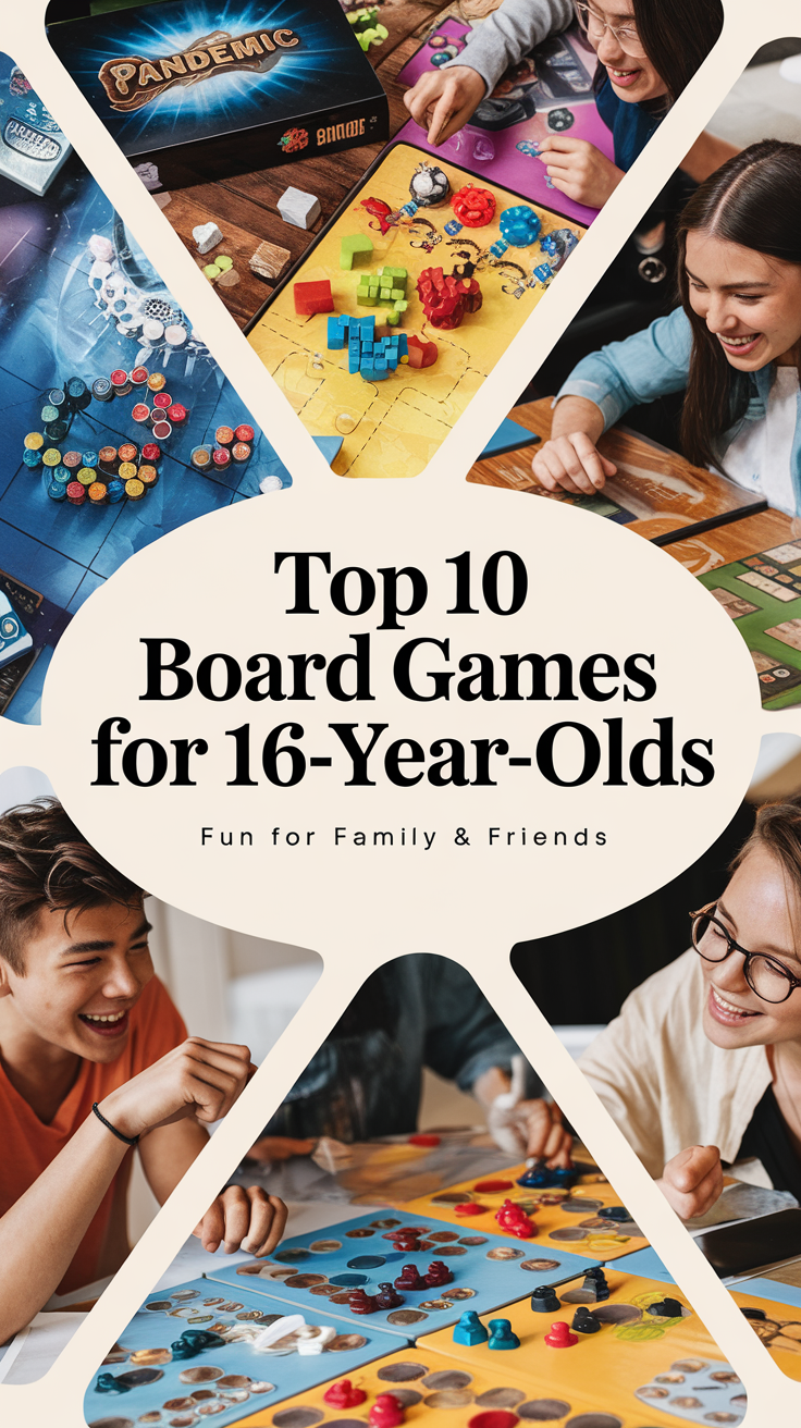 Top 10 Board Games for 16-Year-Olds - Fun for Family & Friends