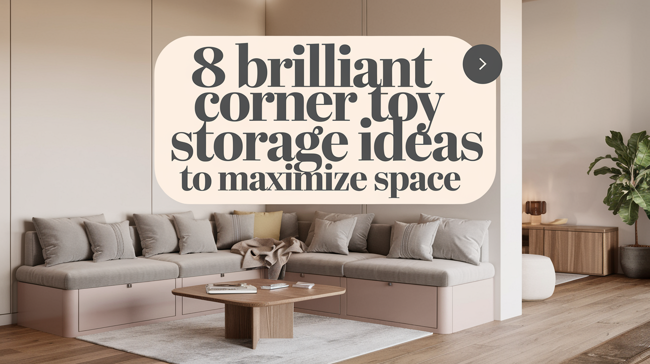 8 Brilliant Corner Toy Storage Ideas to Maximize Space