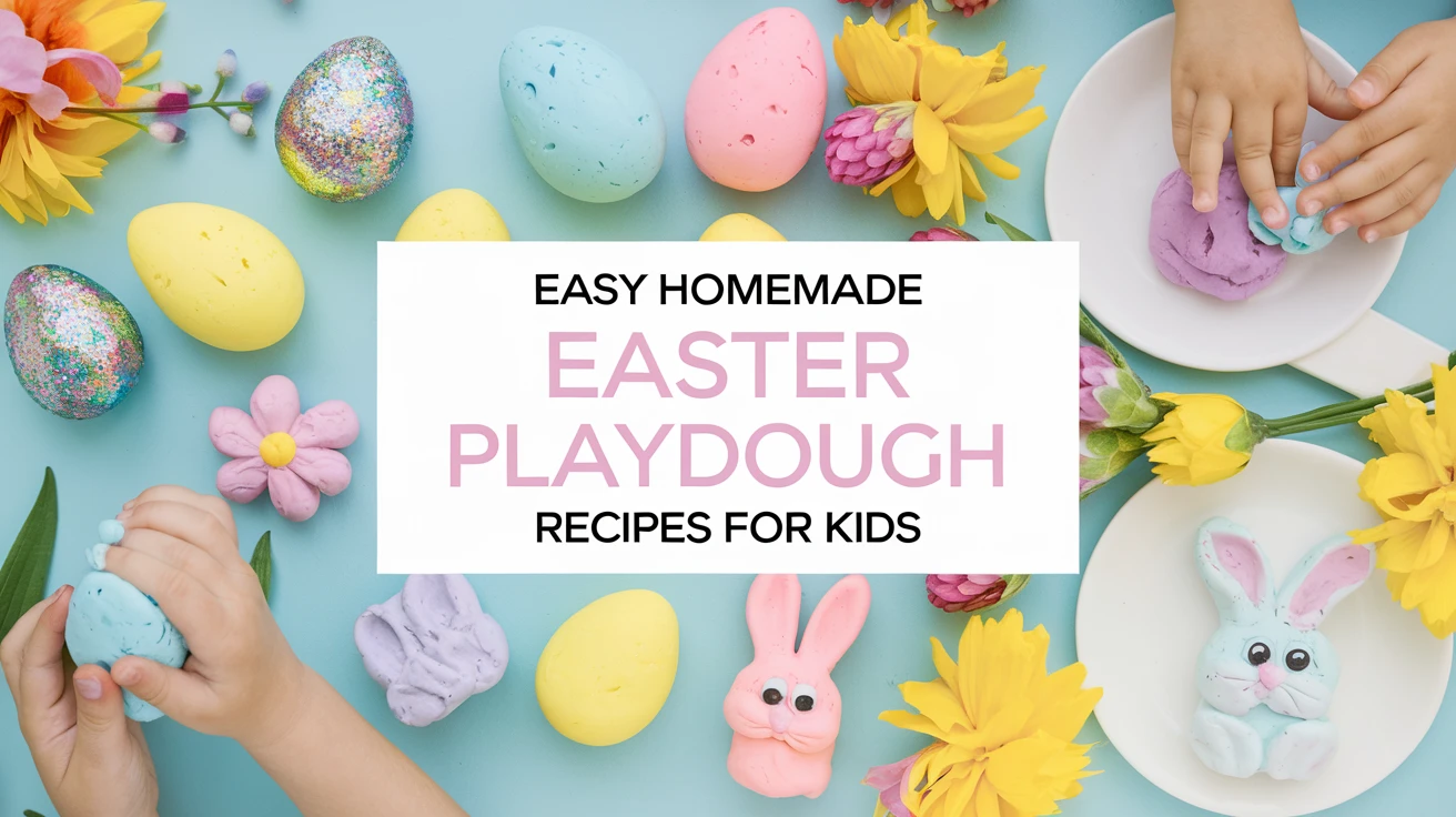 Easy Homemade Easter Playdough Recipes for Kids