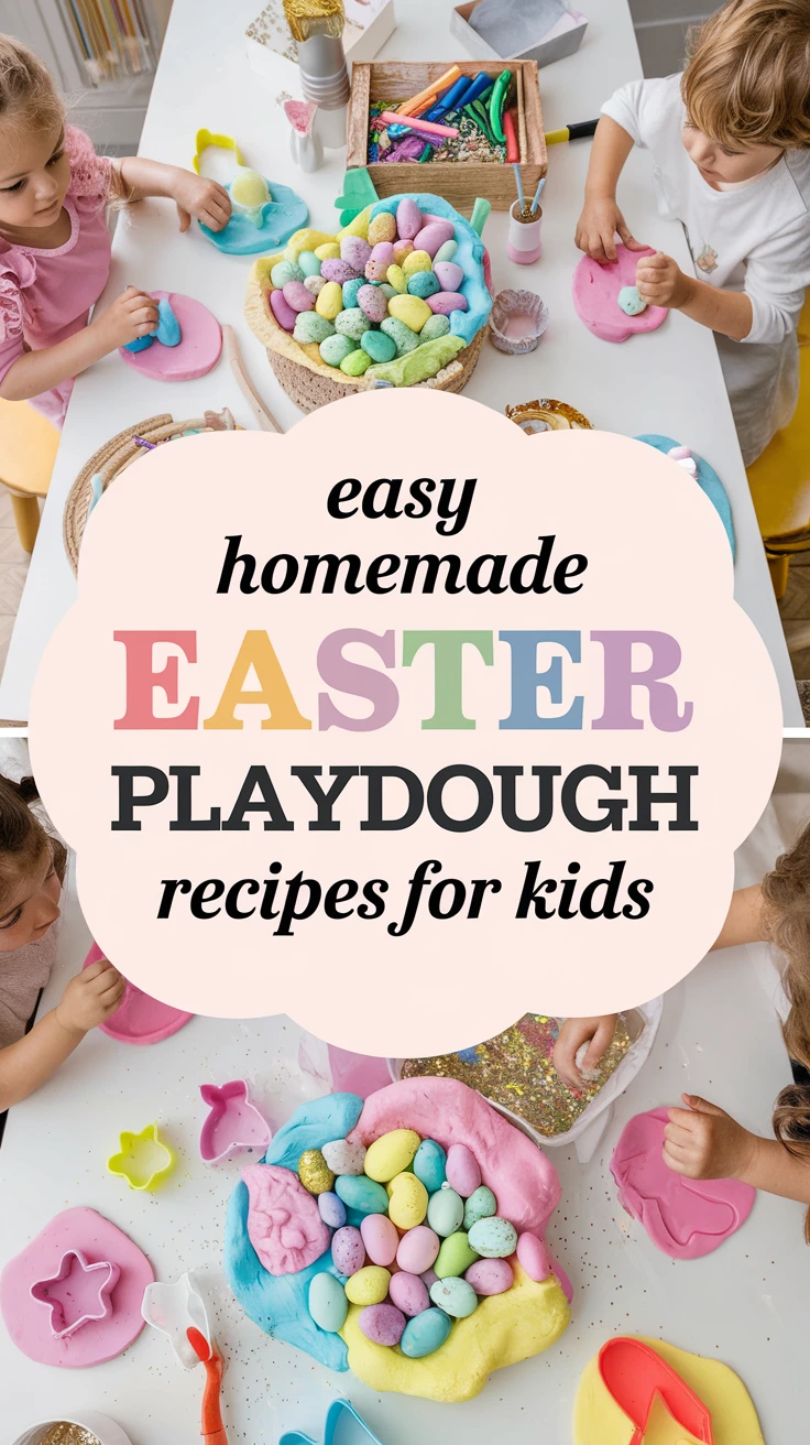 Easy Homemade Easter Playdough Recipes for Kids