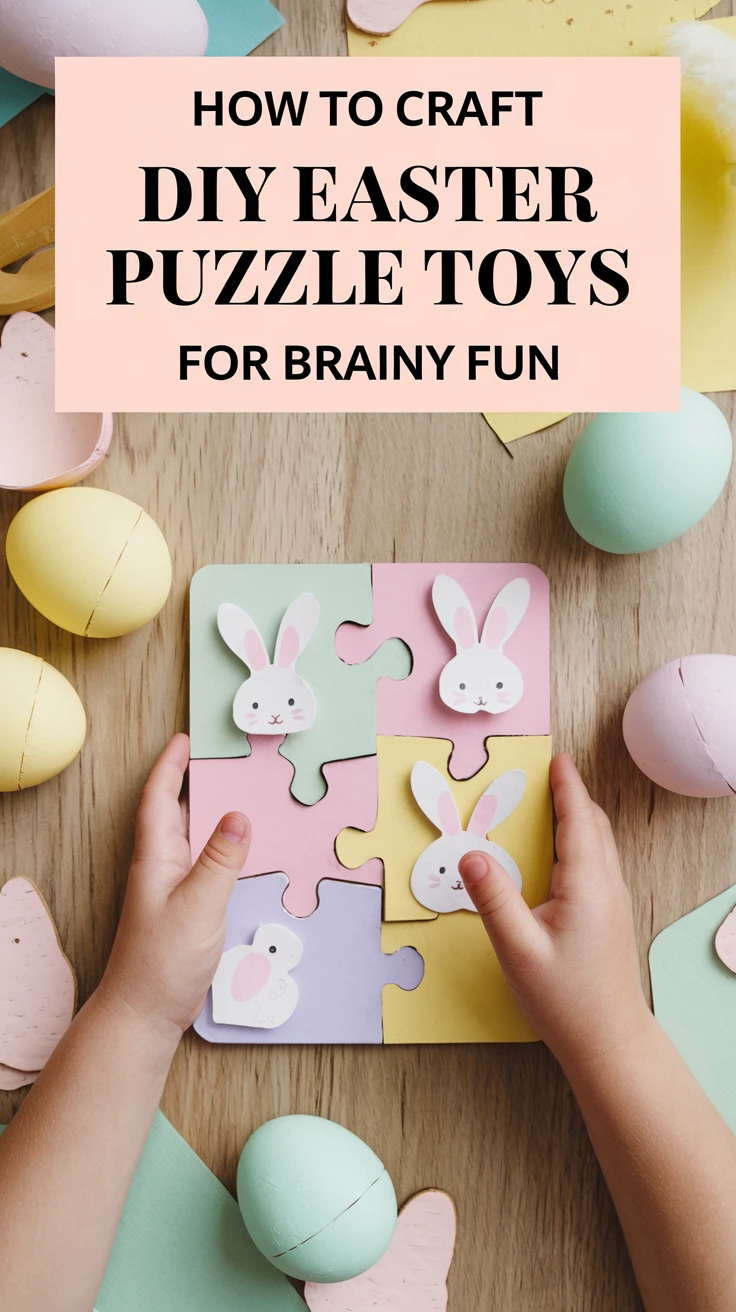How to Craft DIY Easter Puzzle Toys for Brainy Fun