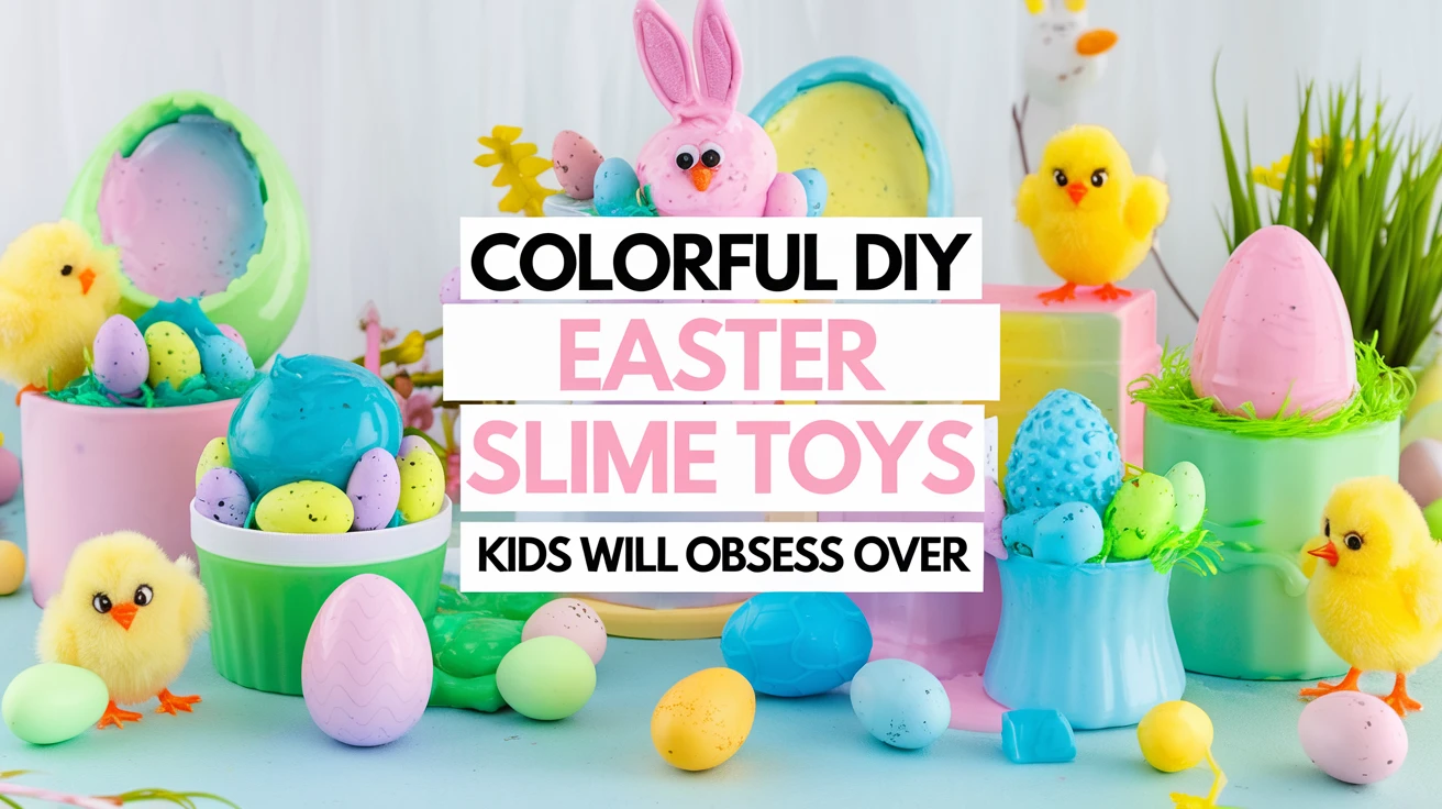 Colorful DIY Easter Slime Toys Kids Will Obsess Over