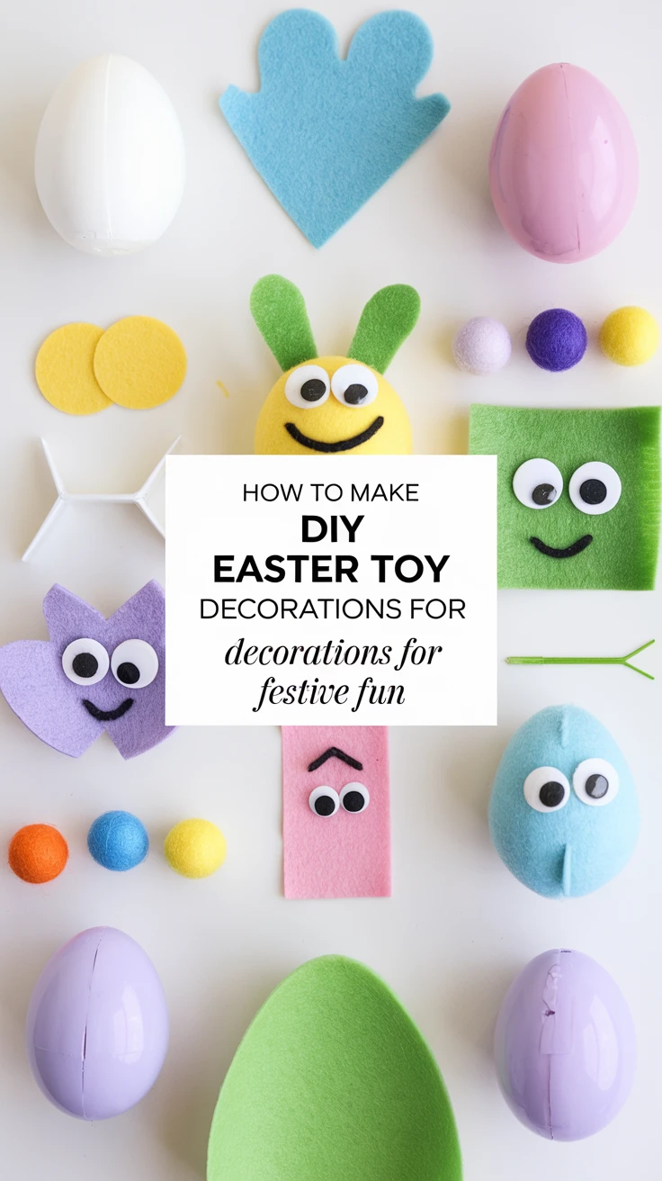 How to Make DIY Easter Toy Decorations for Festive Fun