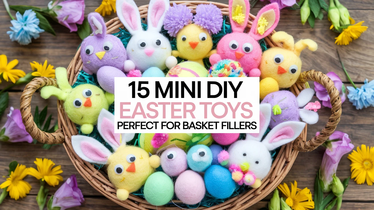 15 Mini DIY Easter Toys Perfect for Basket Fillers