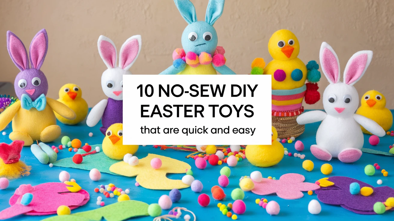 10 No-Sew DIY Easter Toys That Are Quick and Easy