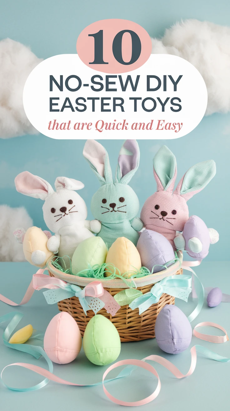 10 No-Sew DIY Easter Toys That Are Quick and Easy