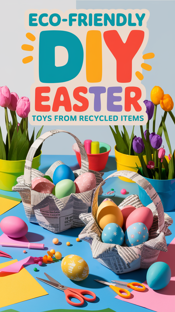 Eco-Friendly DIY Easter Toys Made from Recycled Items