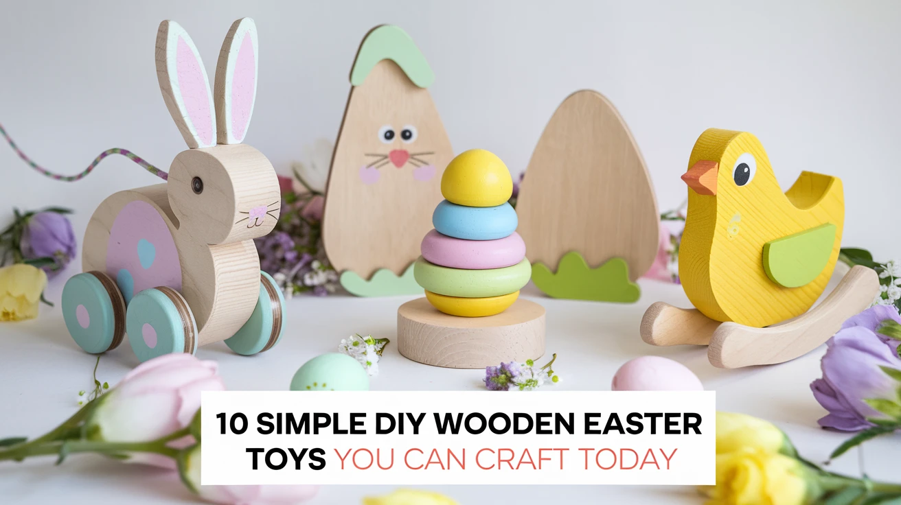 10 Simple DIY Wooden Easter Toys You Can Craft Today