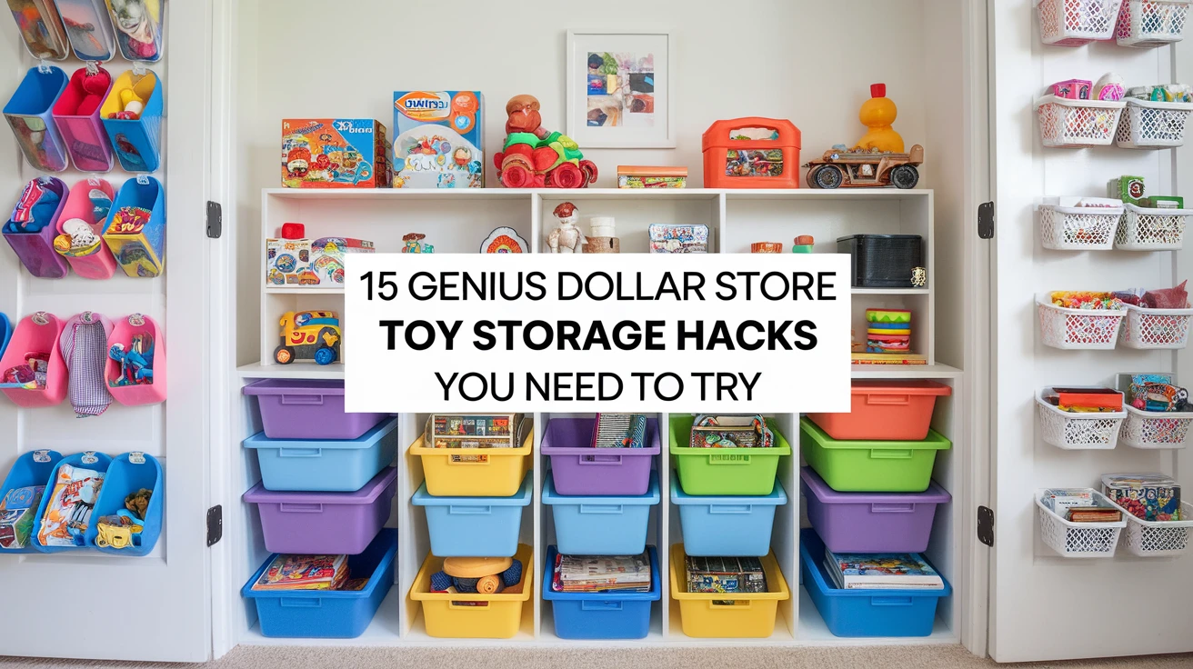 15 Genius Dollar Store Toy Storage Hacks You Need to Try