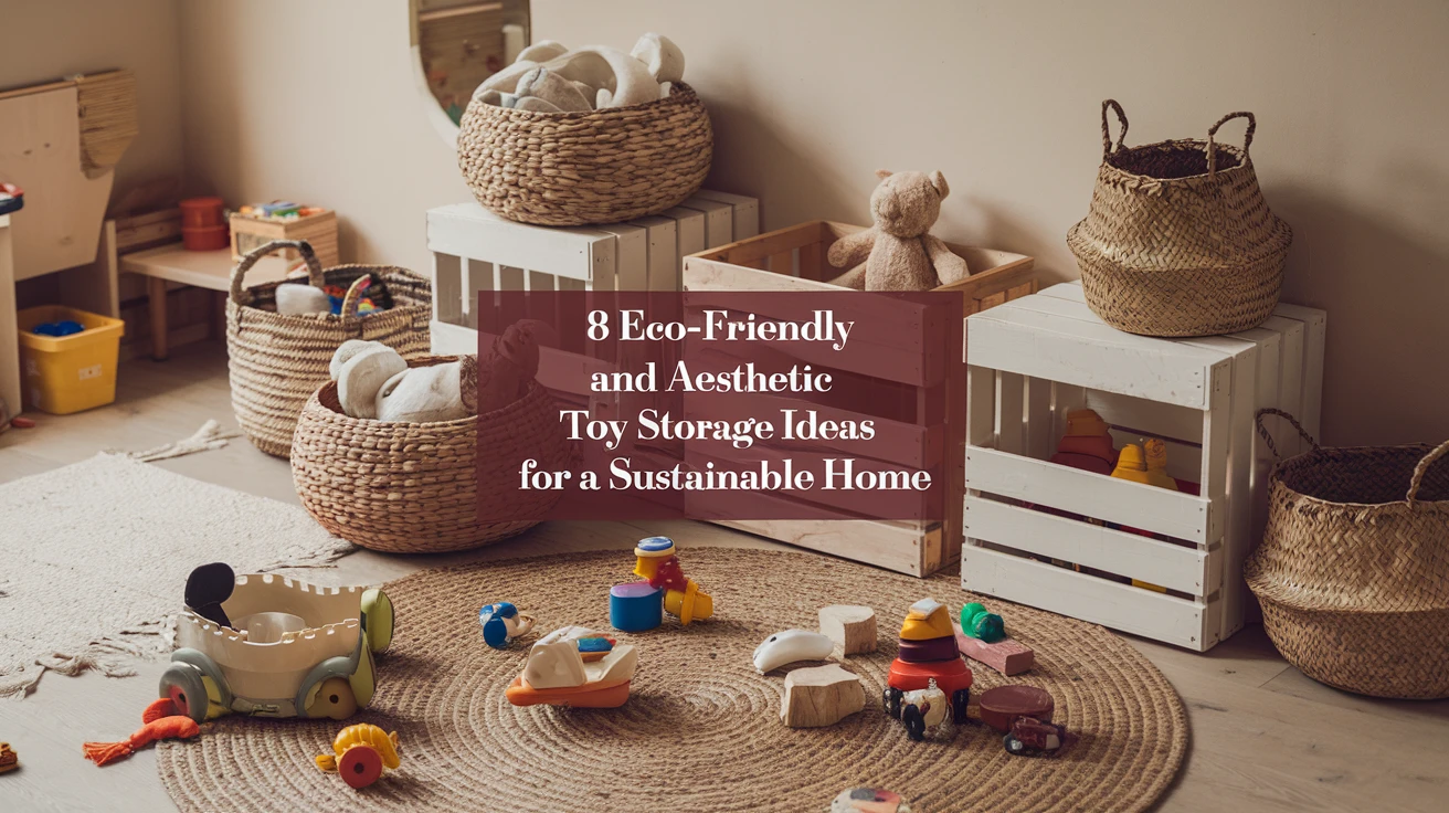 8 Eco-Friendly and Aesthetic Toy Storage Ideas for a Sustainable Home
