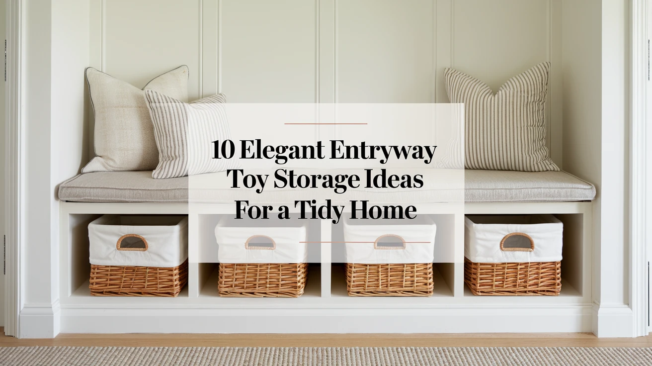 10 Elegant Entryway Toy Storage Ideas for a Tidy Home