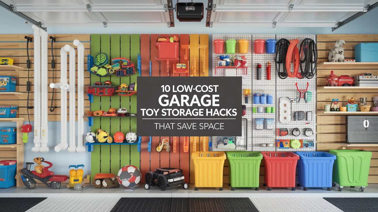 10 Low-Cost Garage Toy Storage Hacks That Save Space