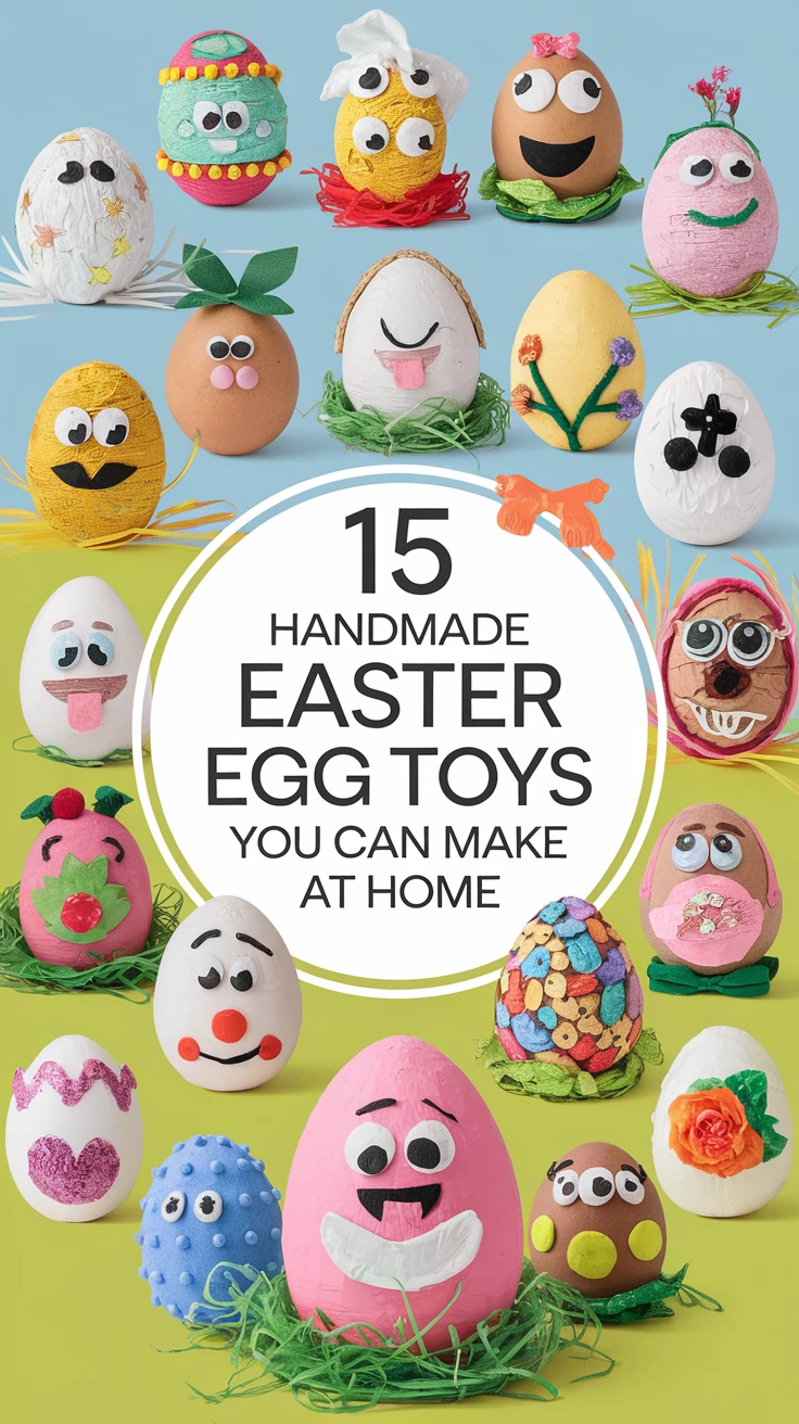 15 Handmade Easter Egg Toys You Can Make at Home