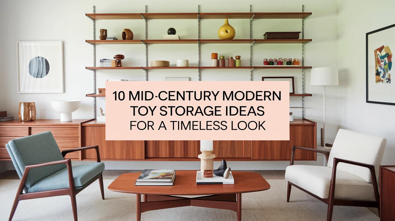 10 Mid-Century Modern Toy Storage Ideas for a Timeless Look