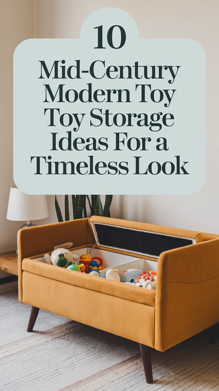 10 Mid-Century Modern Toy Storage Ideas for a Timeless Look