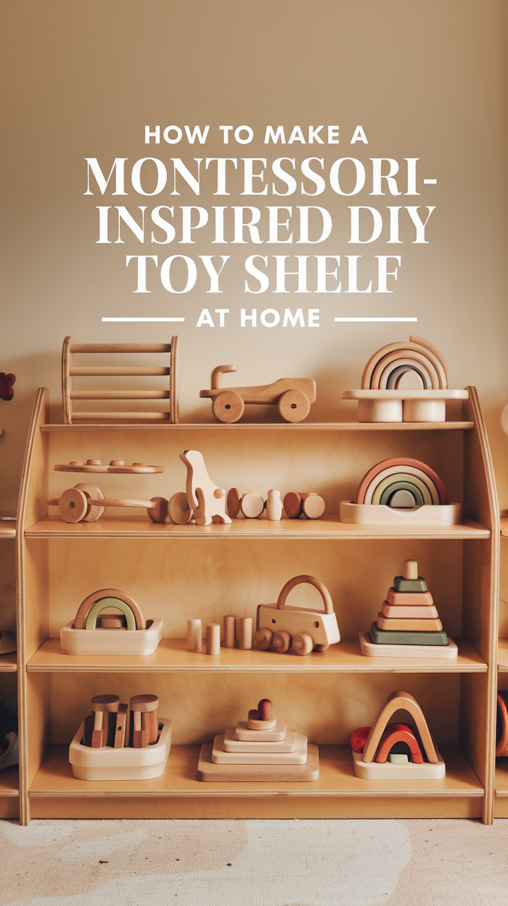 How to Make a Montessori-Inspired DIY Toy Shelf at Home