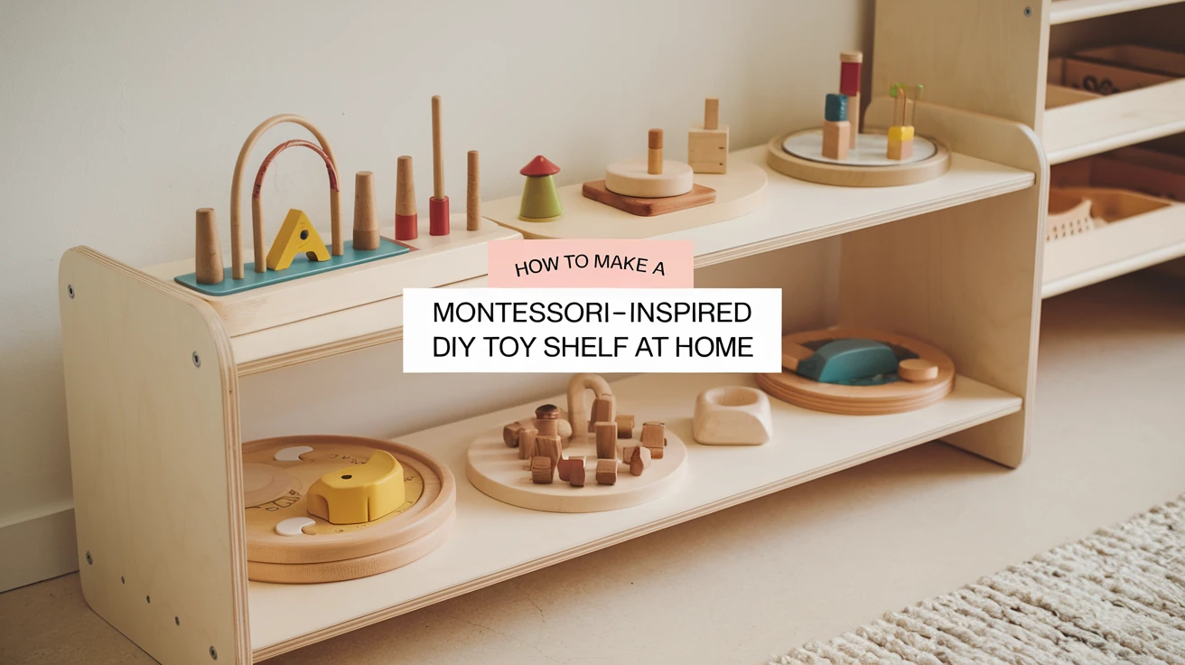 How to Make a Montessori-Inspired DIY Toy Shelf at Home