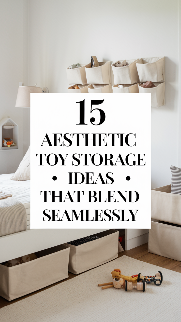 15 Aesthetic Toy Storage Ideas That Blend Seamlessly