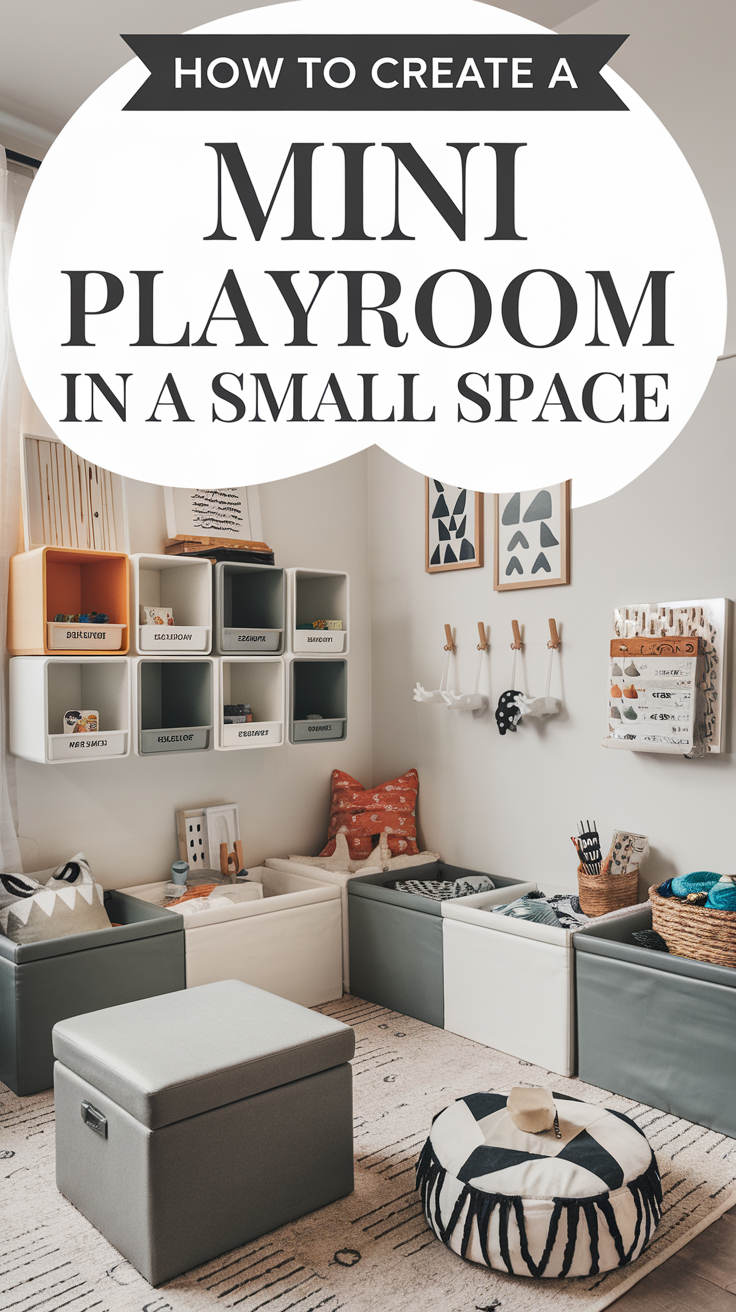 How to Create a Mini Playroom in a Small Space