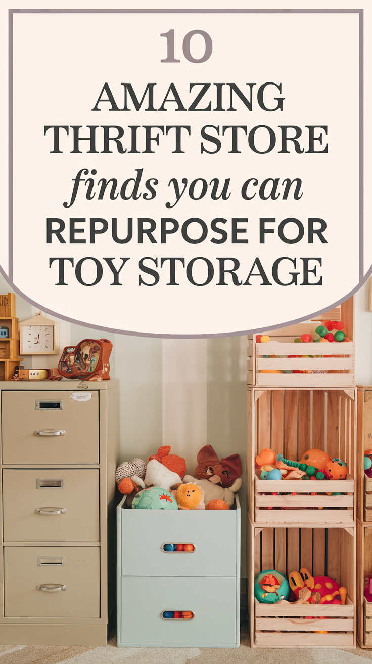 10 Amazing Thrift Store Finds You Can Repurpose for Toy Storage