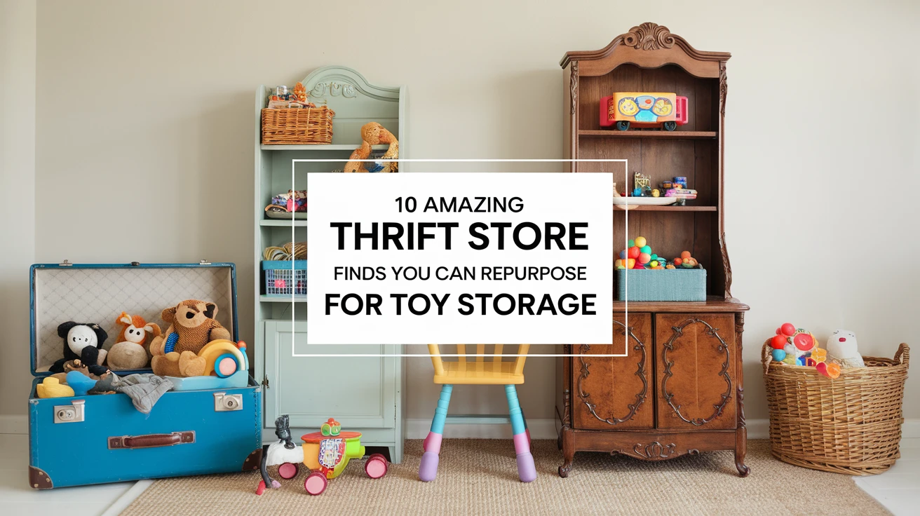 10 Amazing Thrift Store Finds You Can Repurpose for Toy Storage
