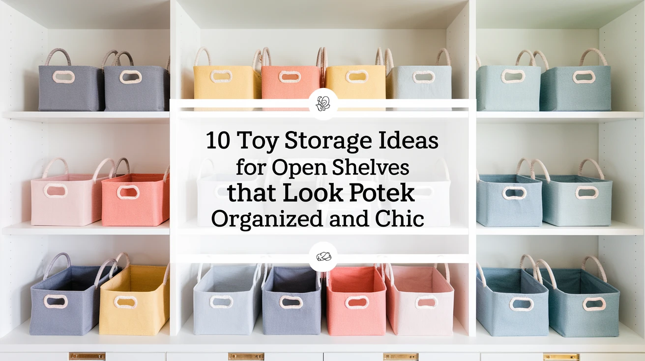 10 Toy Storage Ideas for Open Shelves That Look Organized and Chic