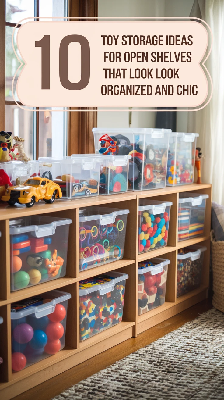 10 Toy Storage Ideas for Open Shelves That Look Organized and Chic