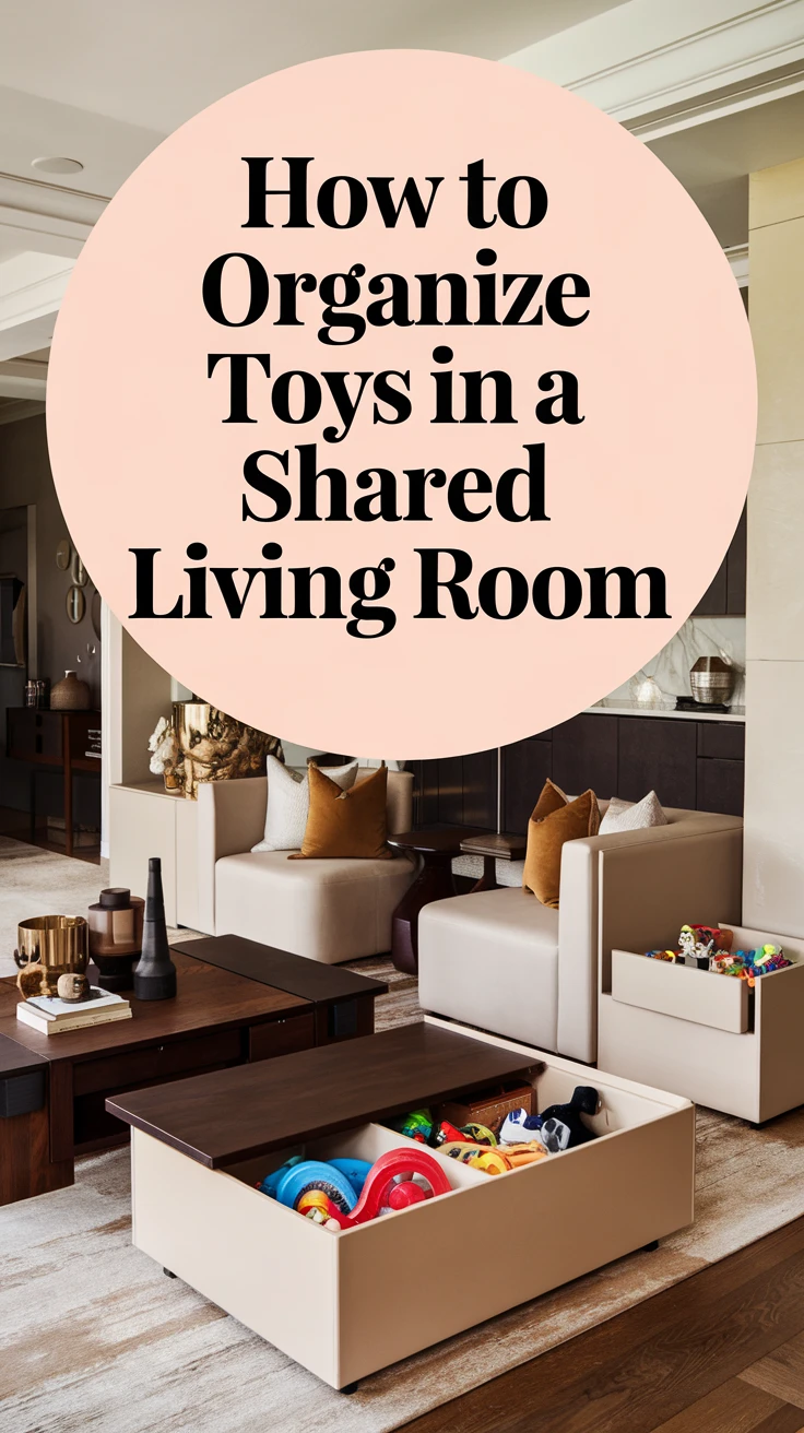 How to Organize Toys in a Shared Living Room