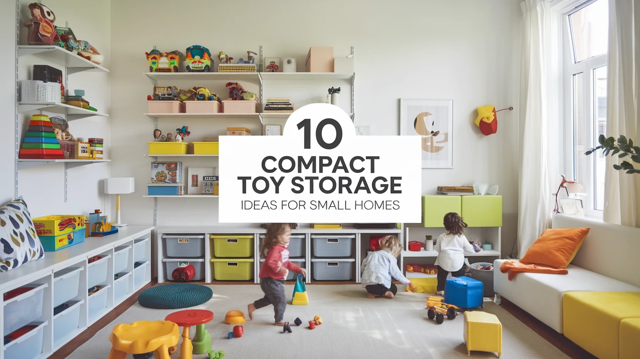 10 Compact Toy Storage Ideas for Small Homes