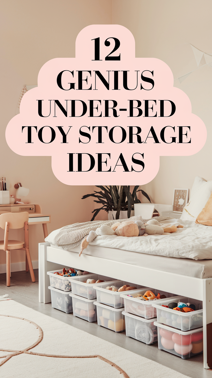 12 Genius Under-Bed Toy Storage Ideas for Small Homes
