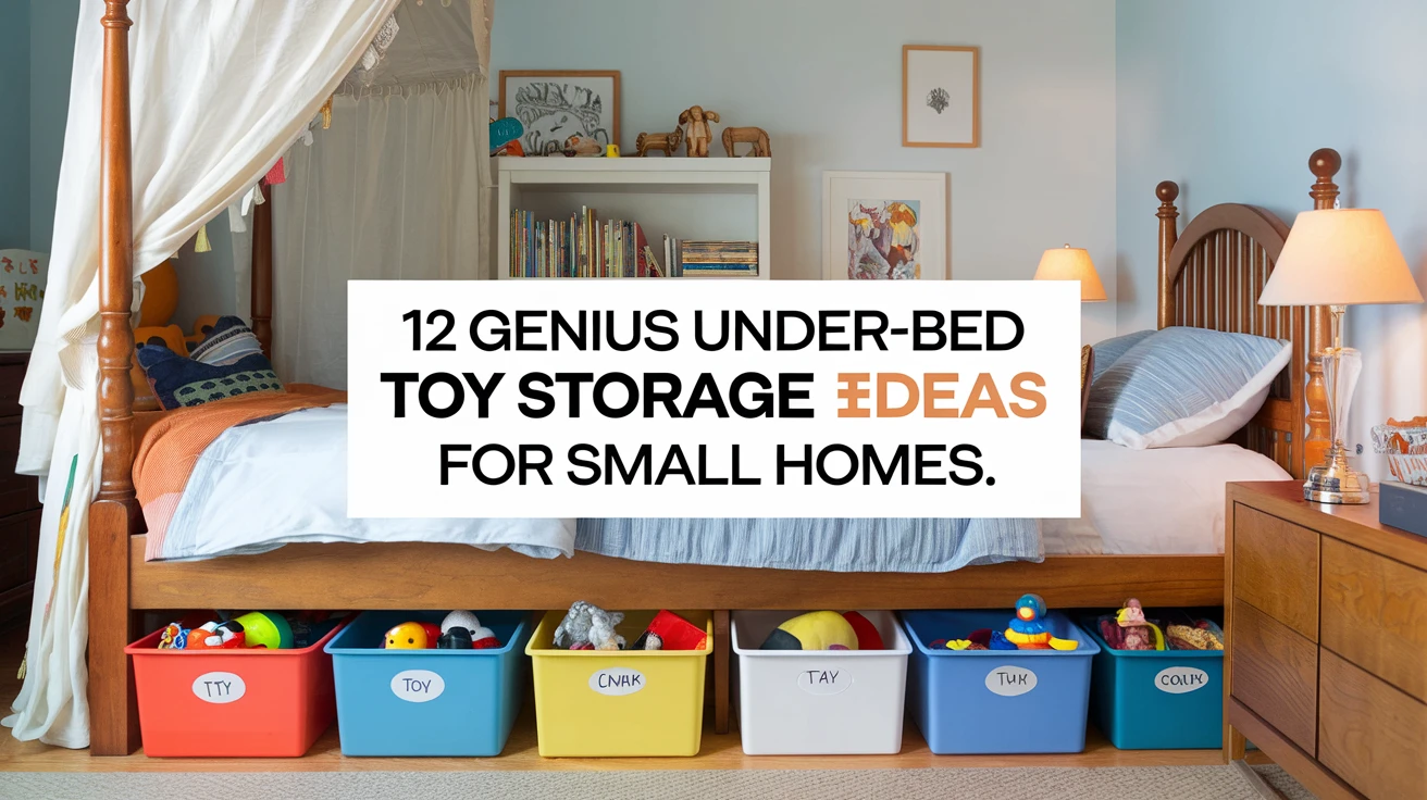 12 Genius Under-Bed Toy Storage Ideas for Small Homes