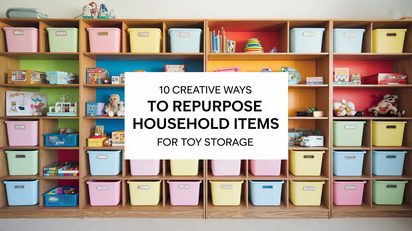 10 Creative Ways to Repurpose Household Items for Toy Storage