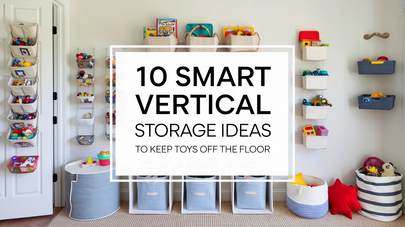 10 Smart Vertical Storage Ideas to Keep Toys Off the Floor