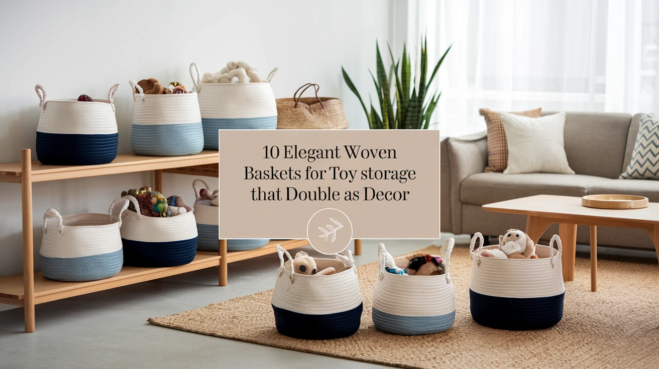 10 Elegant Woven Baskets for Toy Storage That Double as Decor