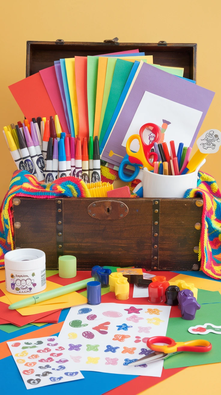 1. Art Supply Treasure Chest