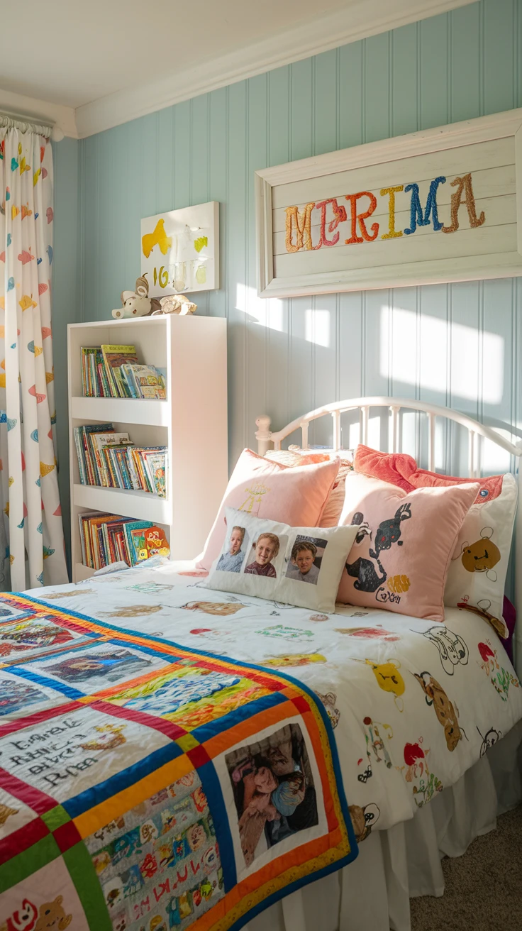 2. Personalized Bedding and Textiles