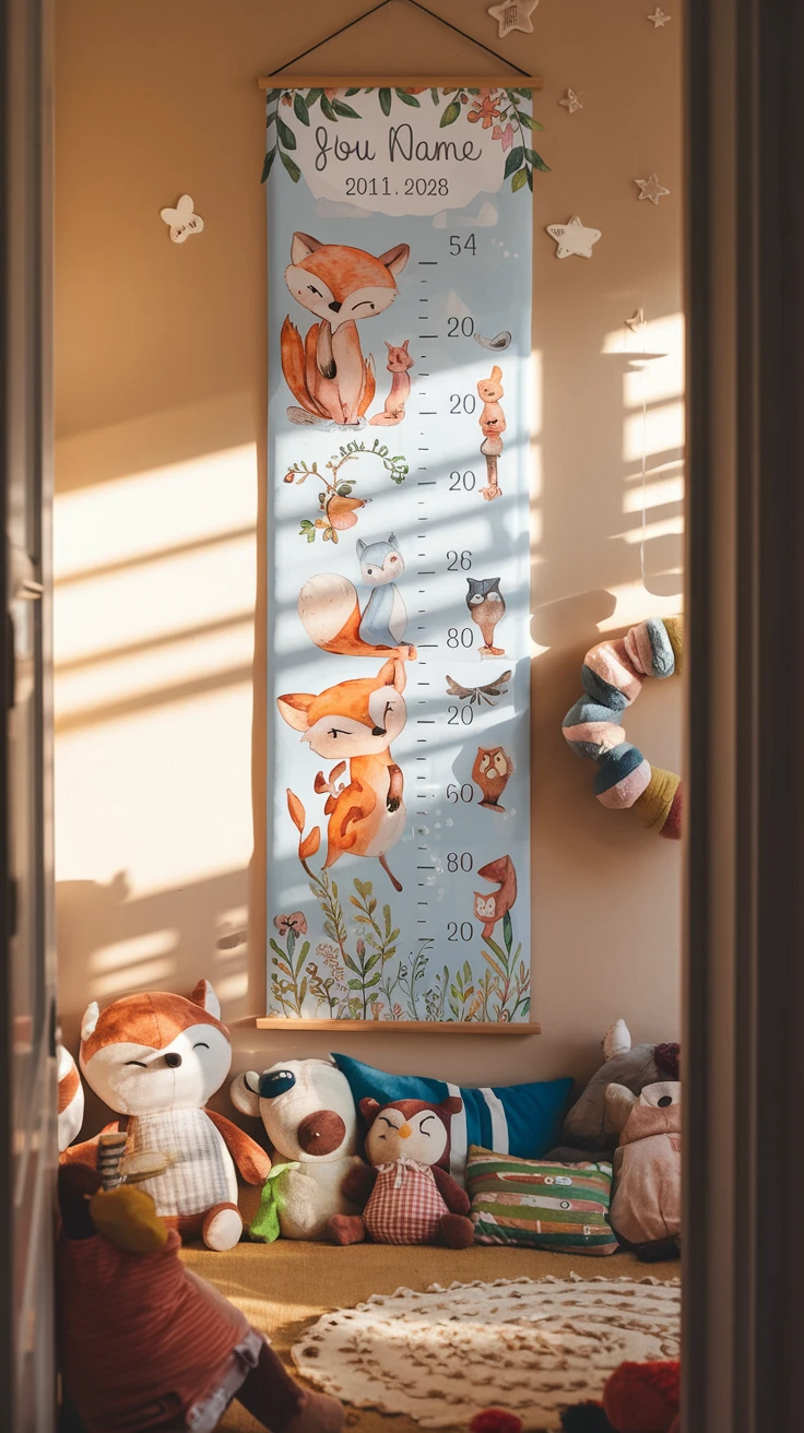 3. Personalized Growth Charts That Create Lasting Memories